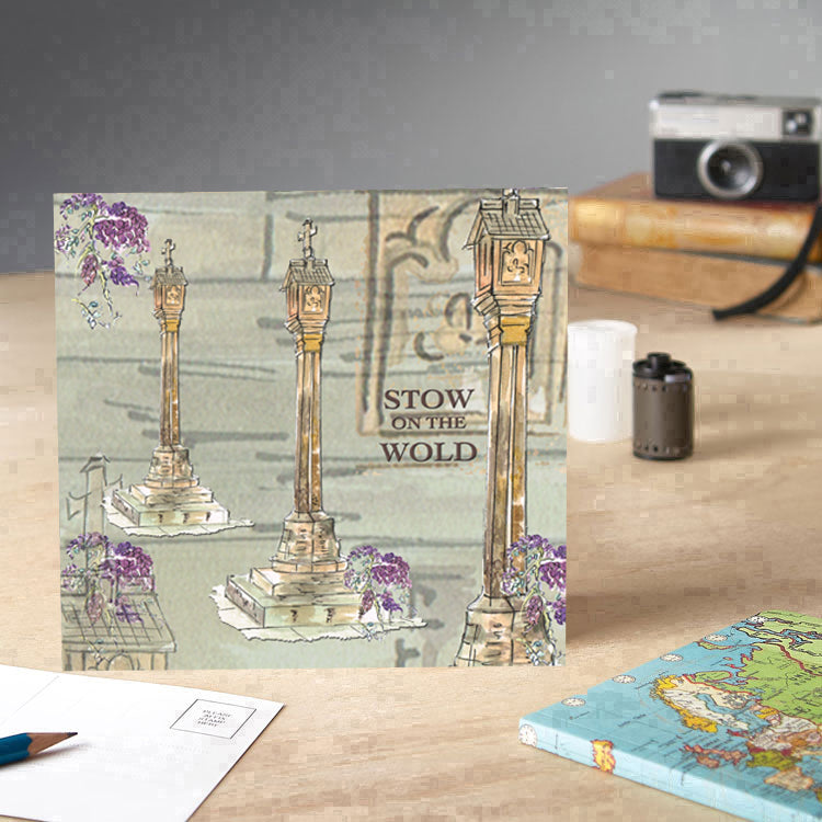 The Market Cross Greeting Card - Pack of 6