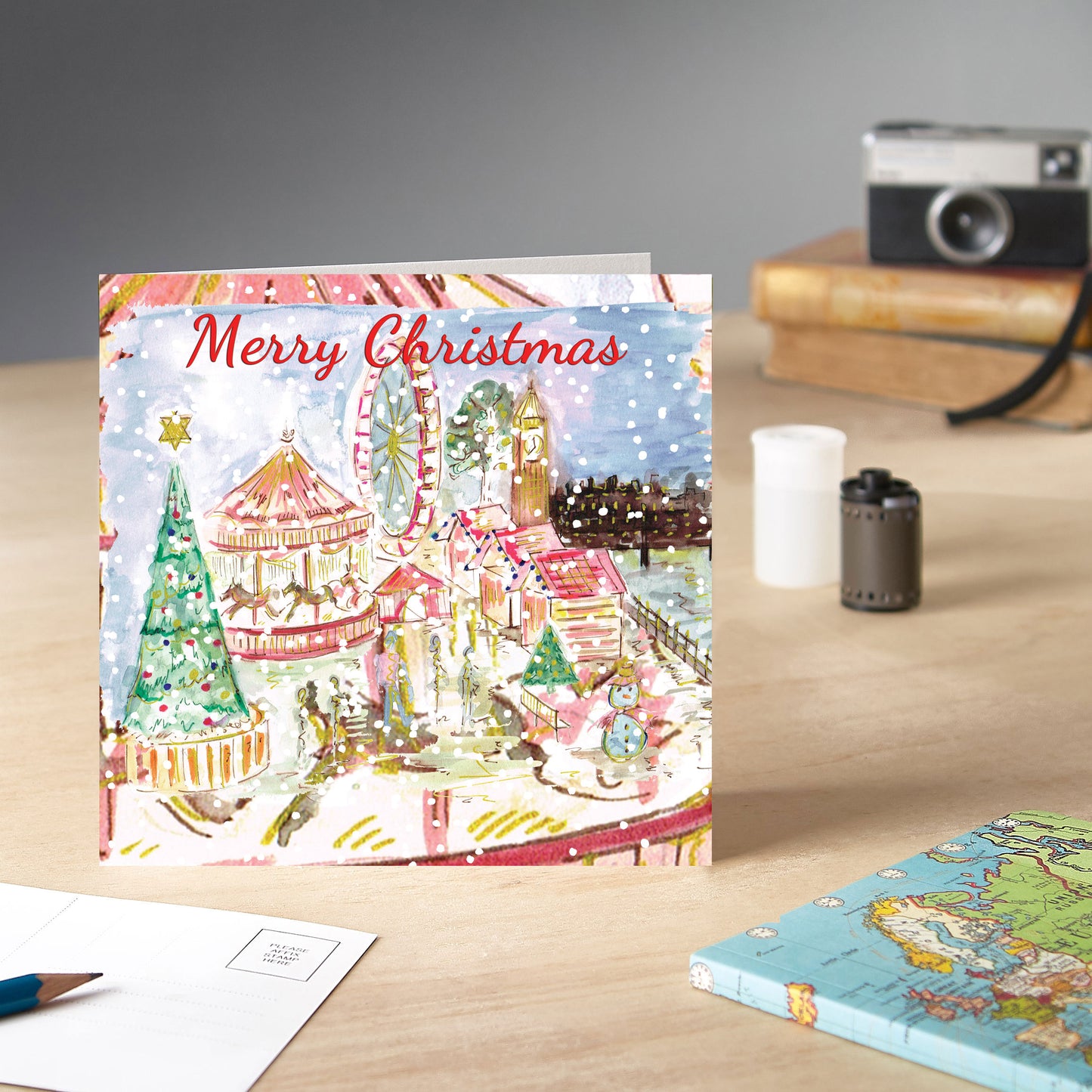 Christmas Markets Card - Pack of 6