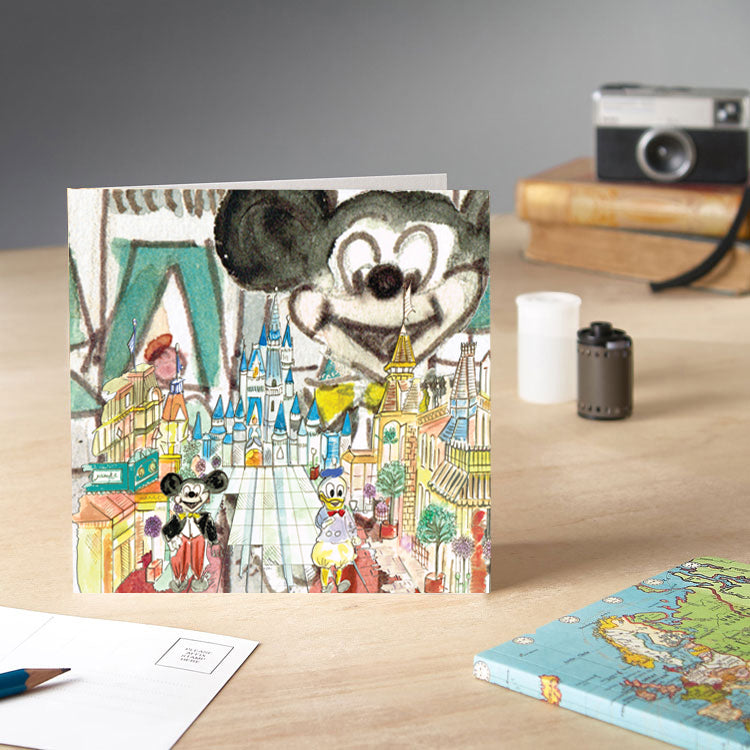 Disney World Greetings Card - Pack of 6