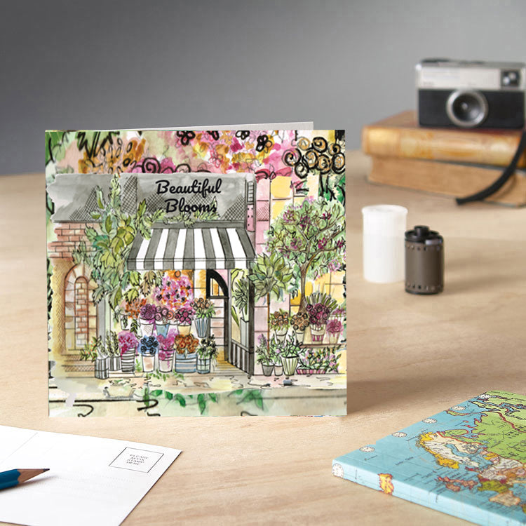 Beautiful Blooms Greetings Card - Pack of 6