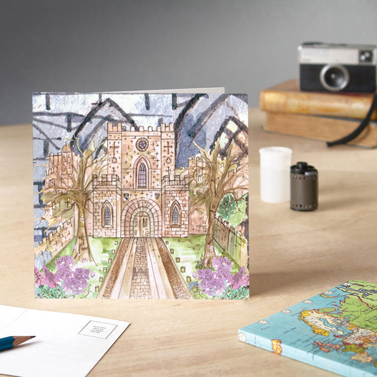 Durham Castle Greetings Card - Pack of 6