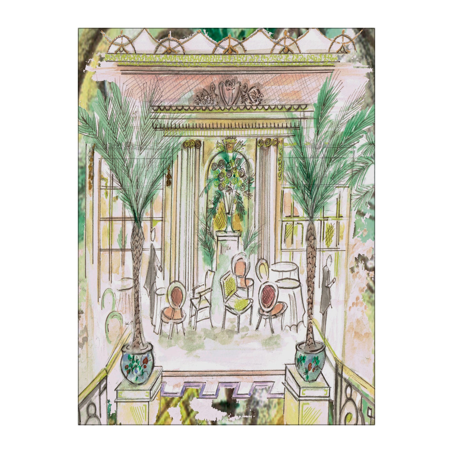 The Ritz Glass Wall Art