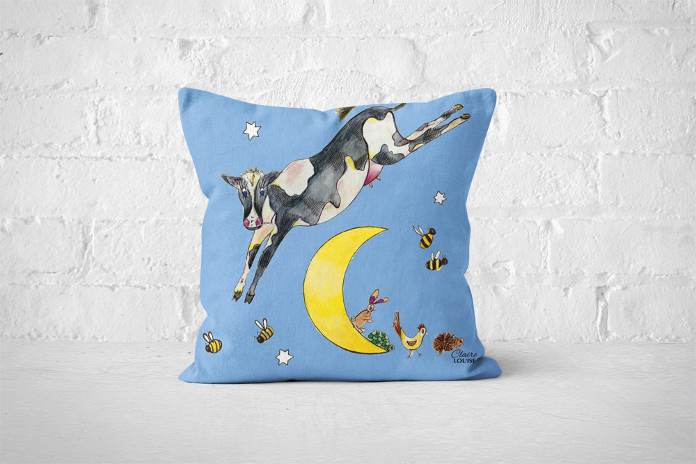 The Cow Jumped Over The Moon Cushion