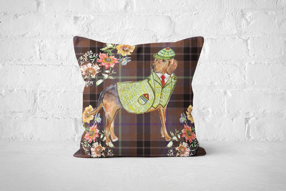 Tartan Hound Cushion