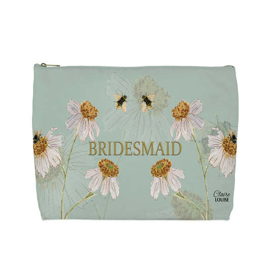 Bridesmaid Daisies Cosmetic Bag