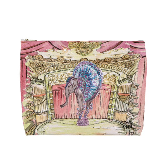 Elephant In The City Cosmetic Bag
