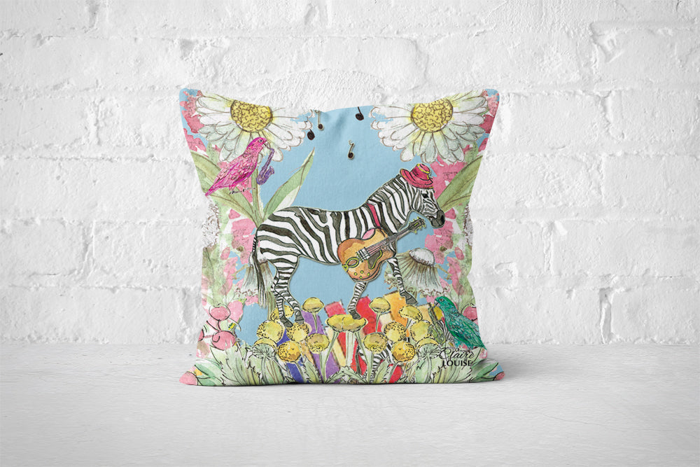 Ziggy The Zebra Cushion