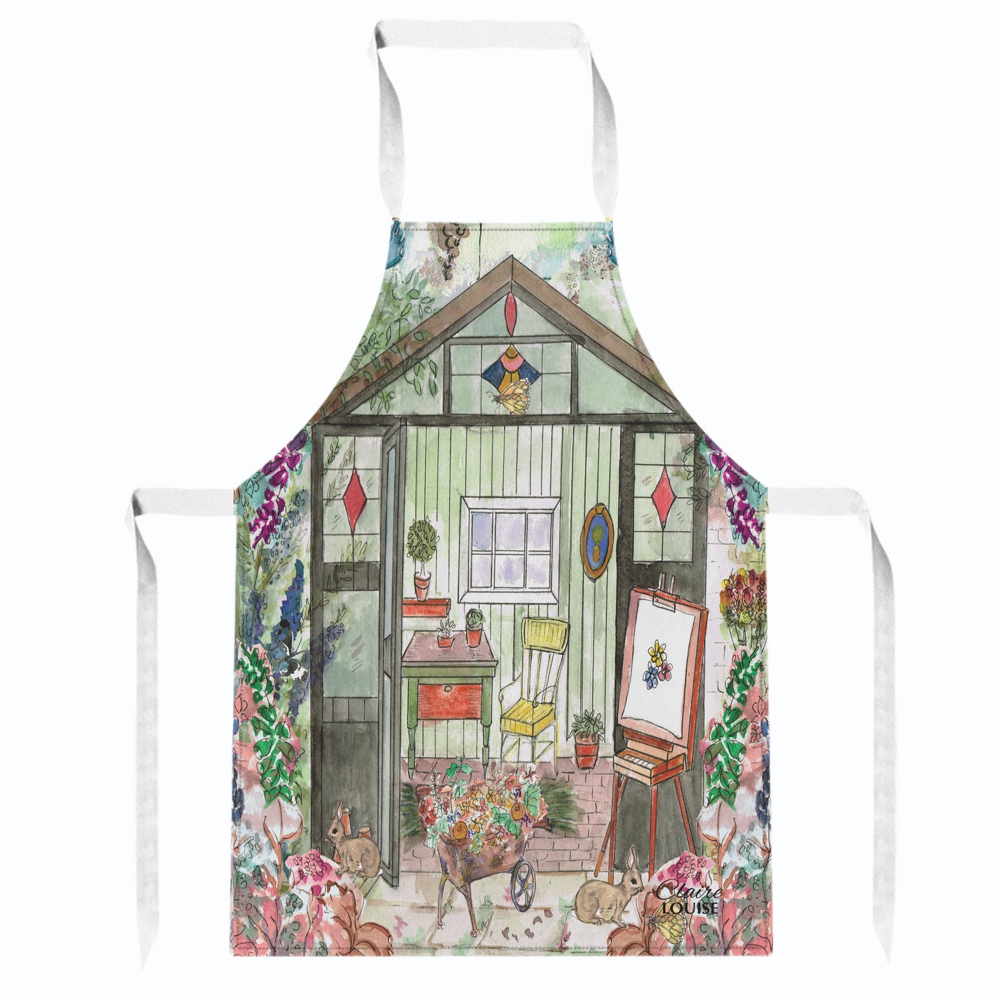 Artist's Potting Shed Kitchen Apron