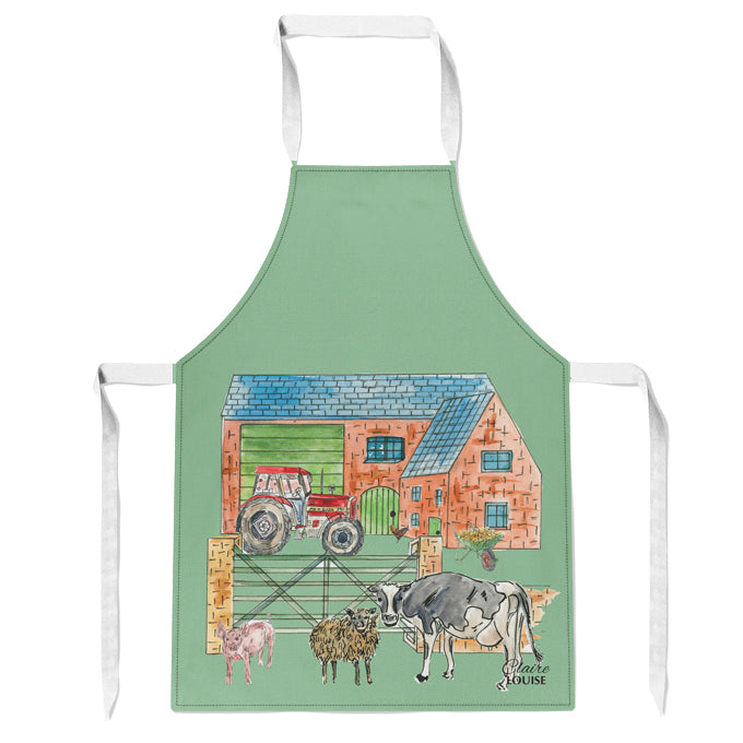 The Farmyard Kids Kitchen Apron