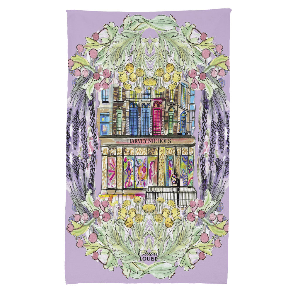 Harvey Nichols In Full Bloom Tea Towel