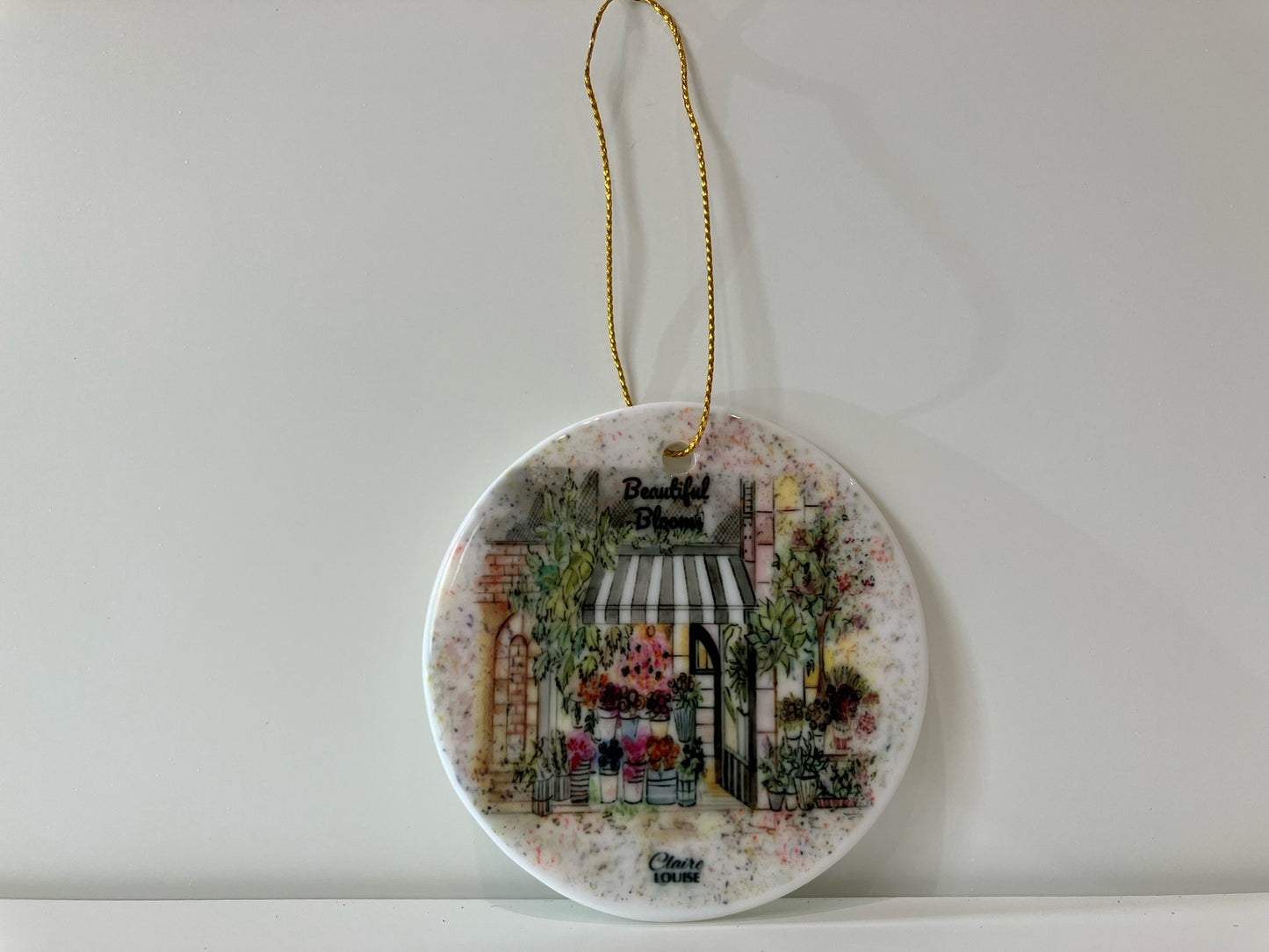 Flower Shop Hanging Ornament