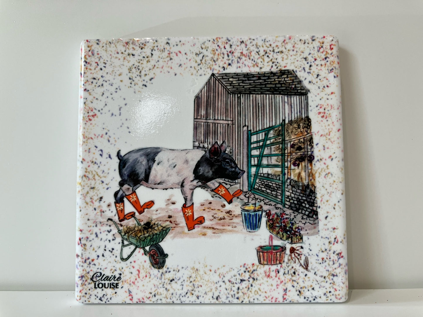 Pig Tile Coaster