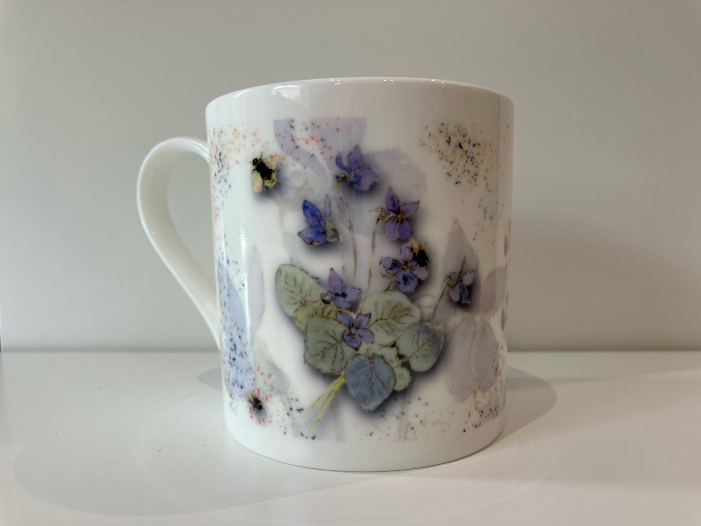 Morning Glories Fine Bone China Mug