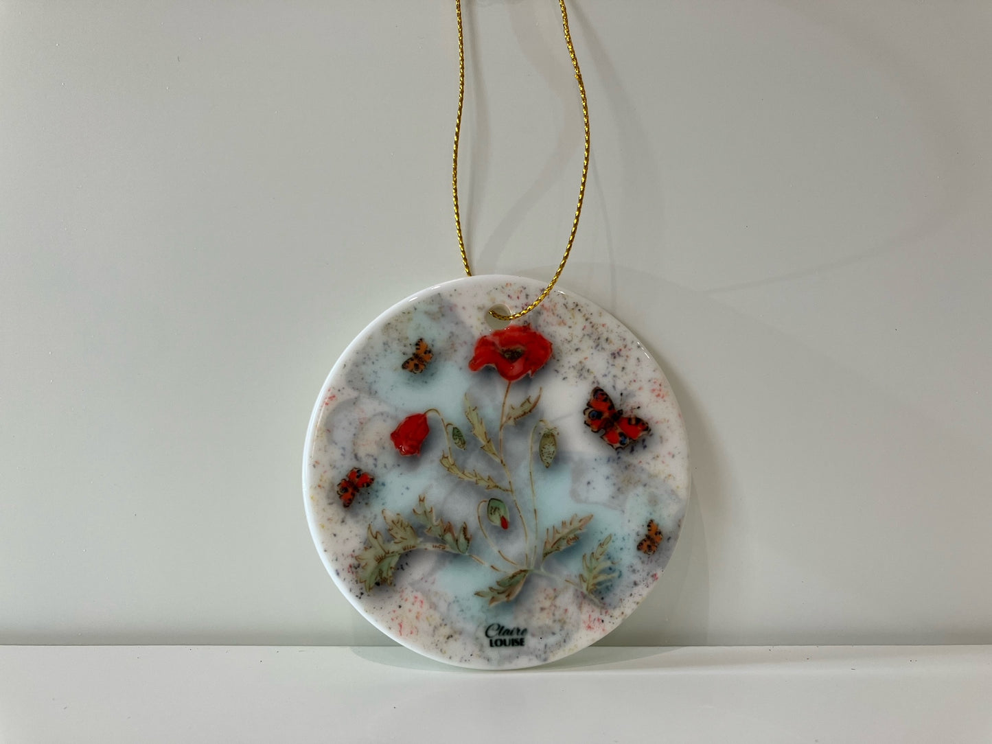 Poppies Hanging Ornament