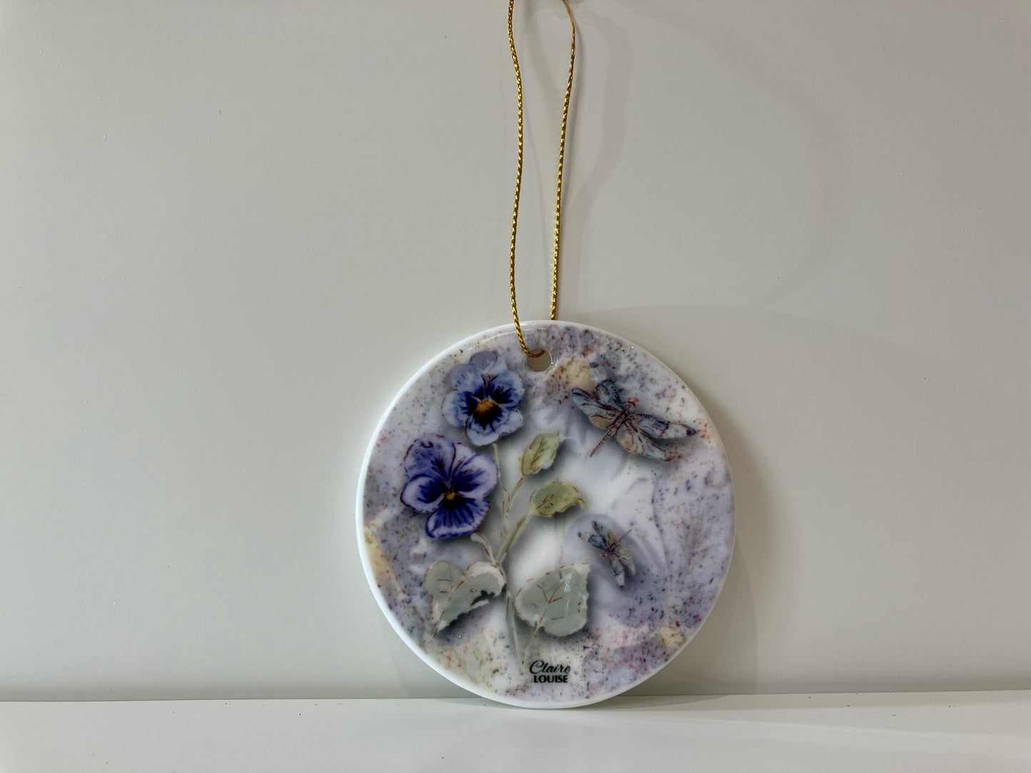 Pansies Hanging Ornament