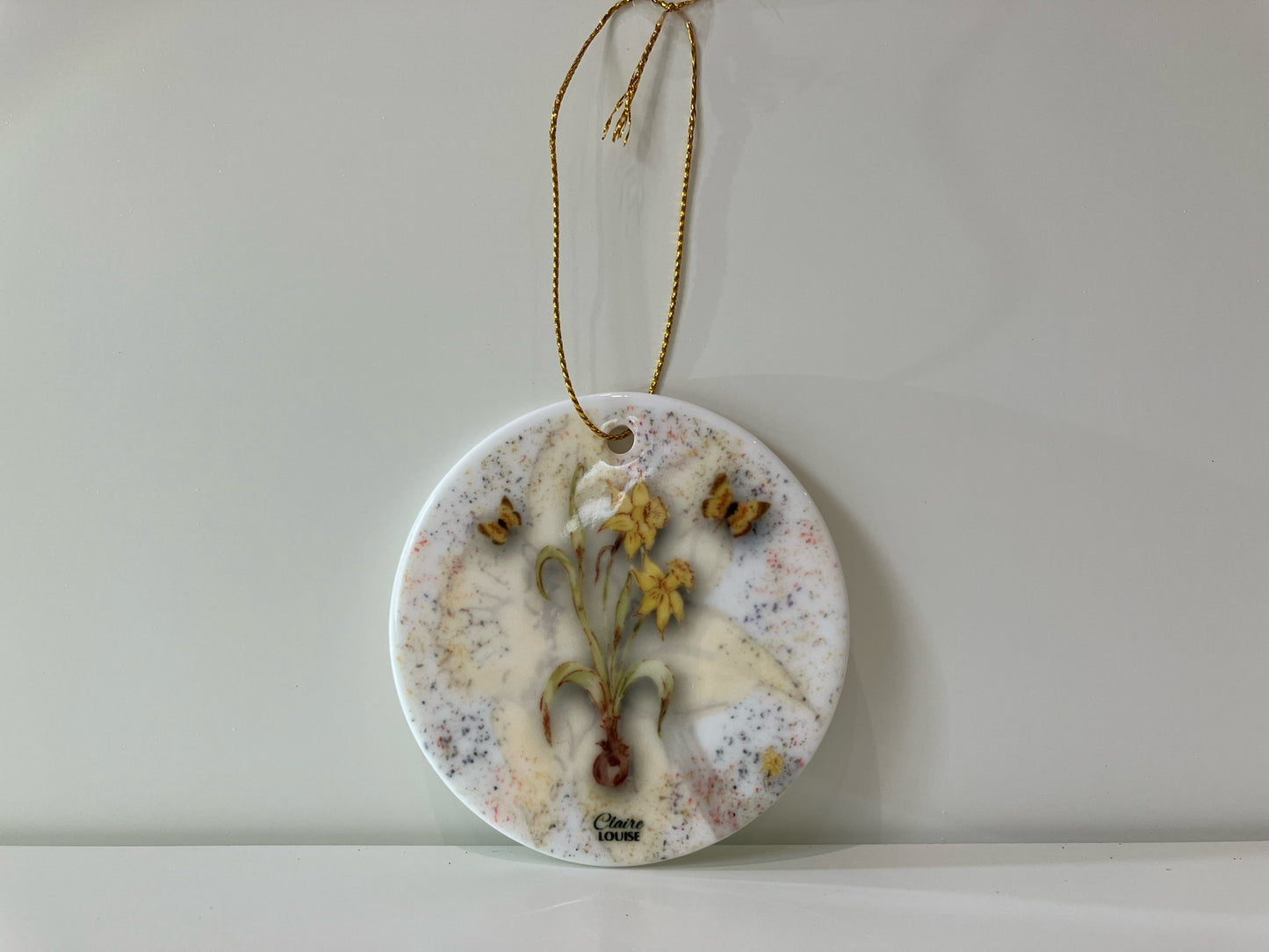 Daffodil Wedding Hanging Ornament