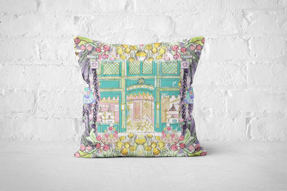 Laduree In Full Bloom Outdoor Cushion