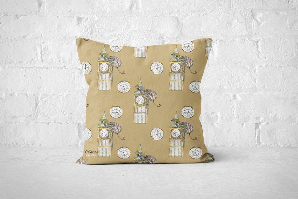 Mouse In The City Patterned Cushion