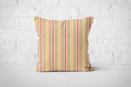 Caramel Stripe Outdoor Cushion