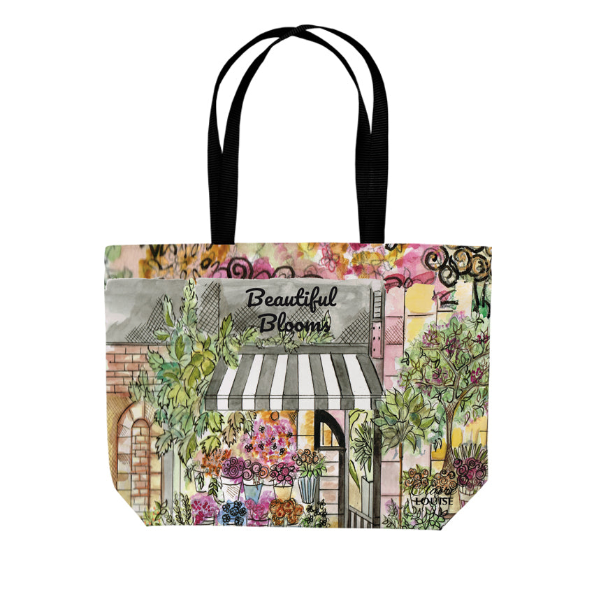 The Flower Shop double sided print shopper