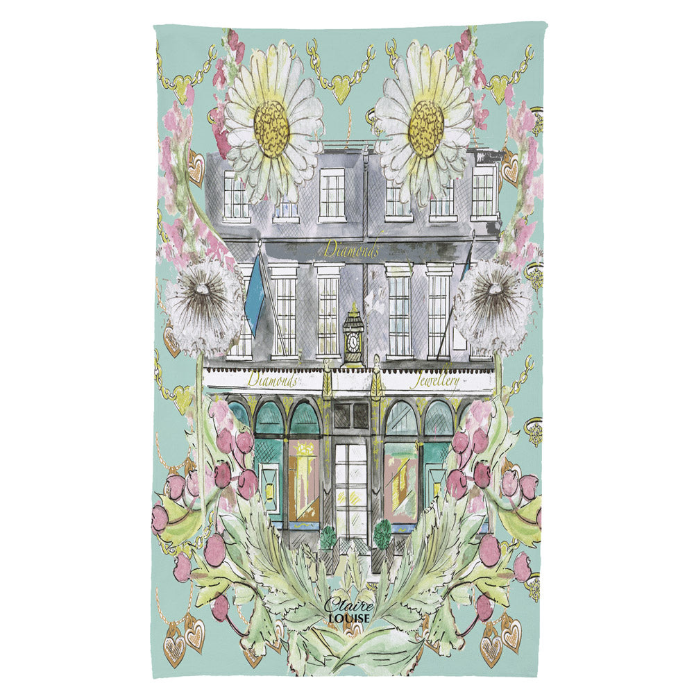 Tiffany In Full Bloom Tea Towel
