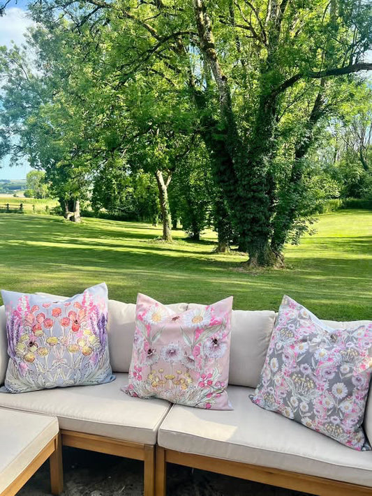 Sage Bloom Outdoor Cushion