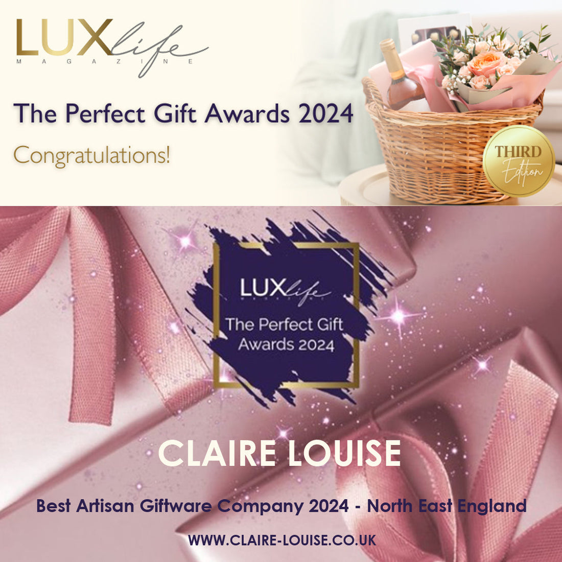 Winner of The Perfect Gift Awards 2024.