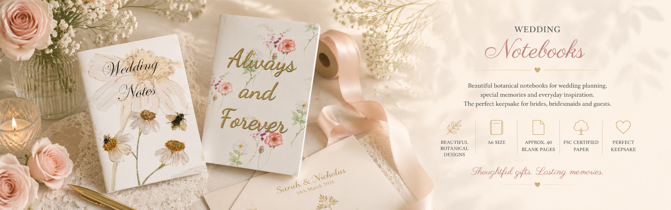 Bridal Wedding Notebooks