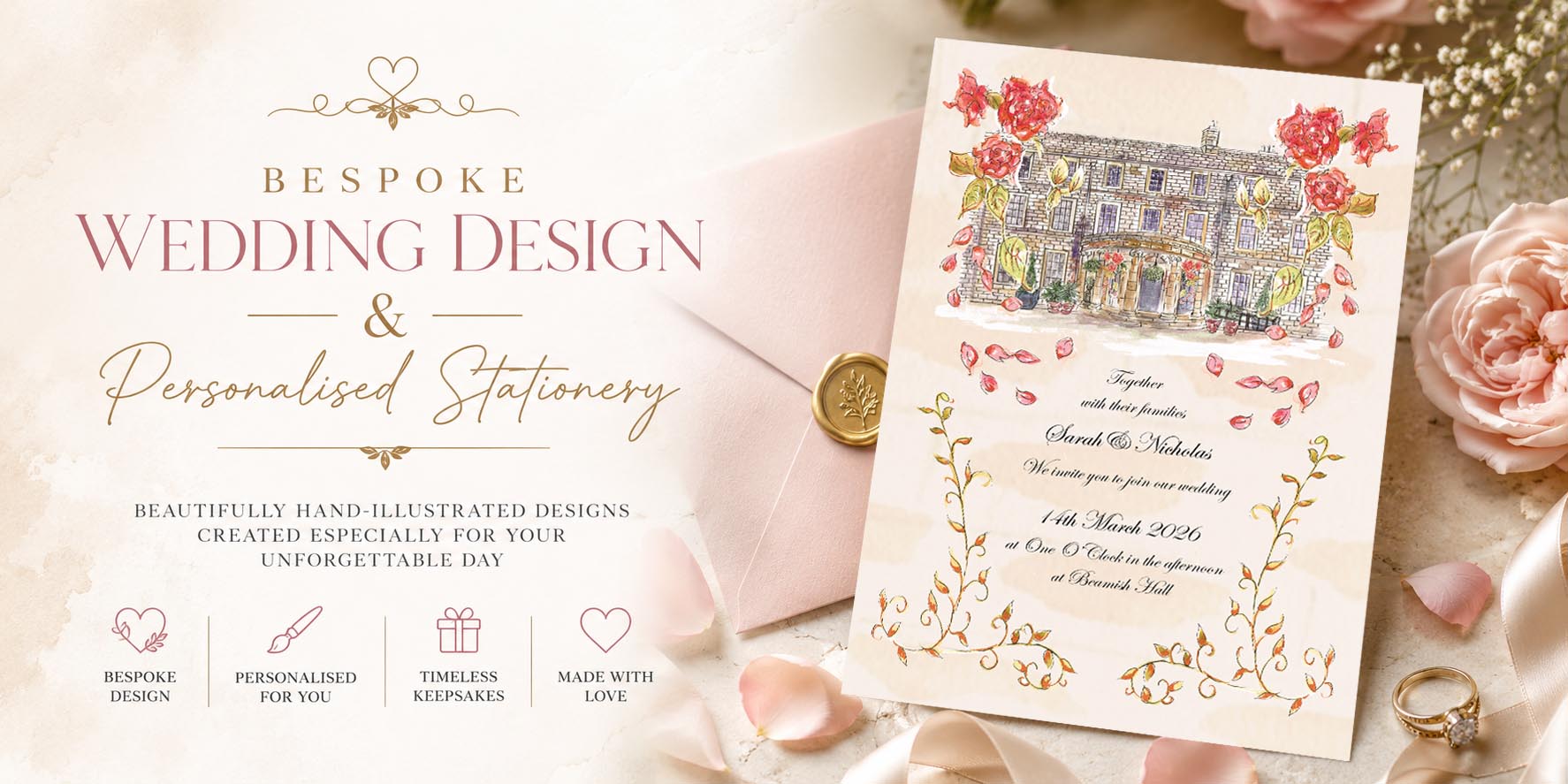 Bespoke Wedding Design & Deposit