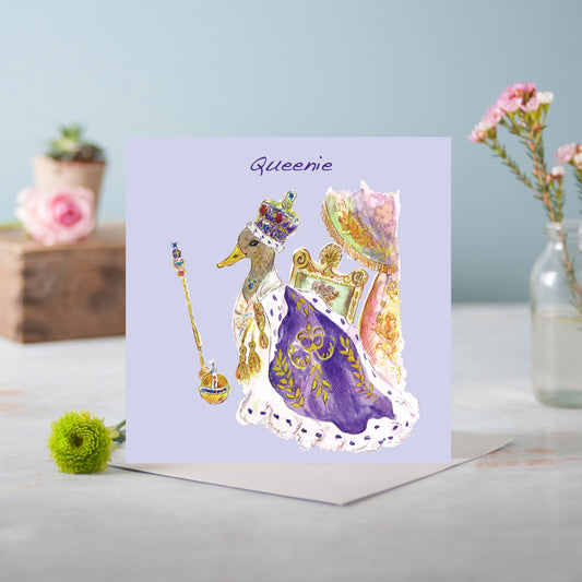 Queenie Greetings Card - Pack of 6