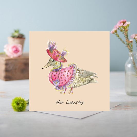 Her Ladyship Greetings Card - Pack of 6