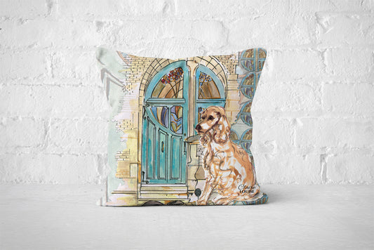 At Home With Spaniel Cushion