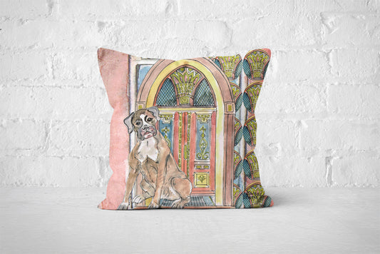 At Home With Boxer Cushion