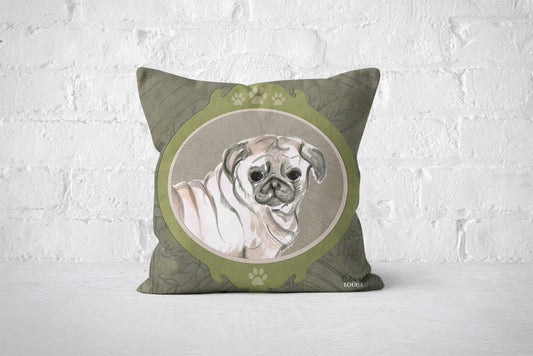 Picture This Pug Cushion