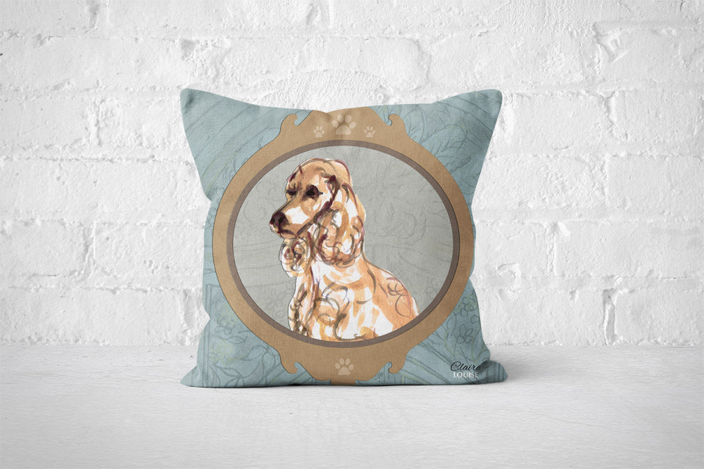 Picture This Spaniel Cushion