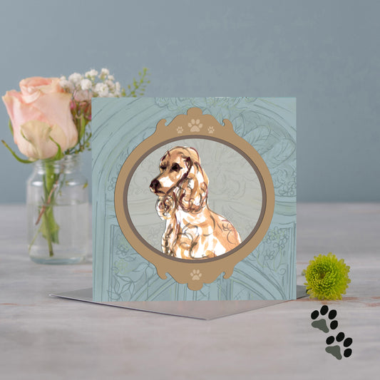 Picture this spaniel greeting card - Pack of 6