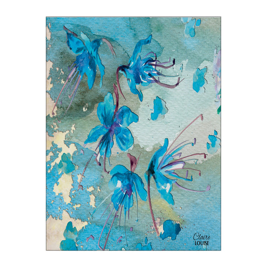 Aquamarine Glass Wall Art
