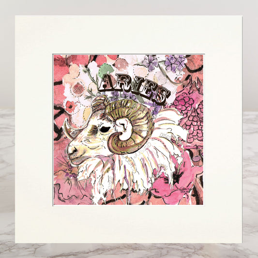 Aries Mounted Print
