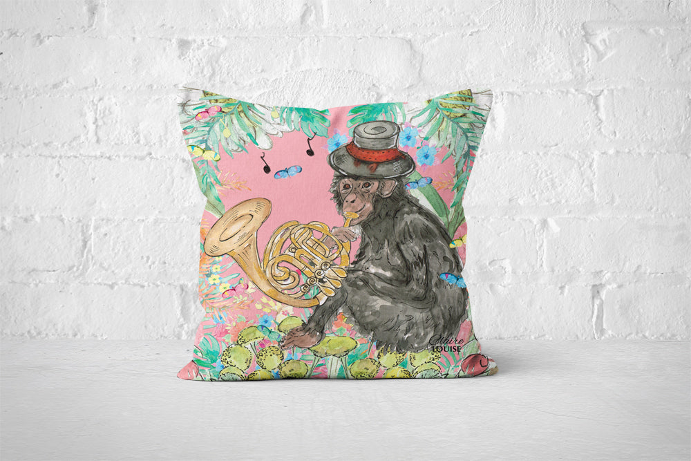 Miles The Monkey Cushion