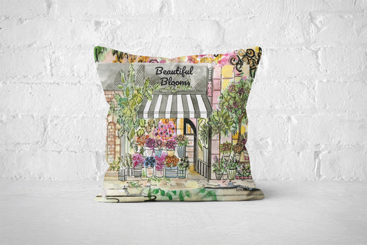 Beautiful Blooms Florist Cushion