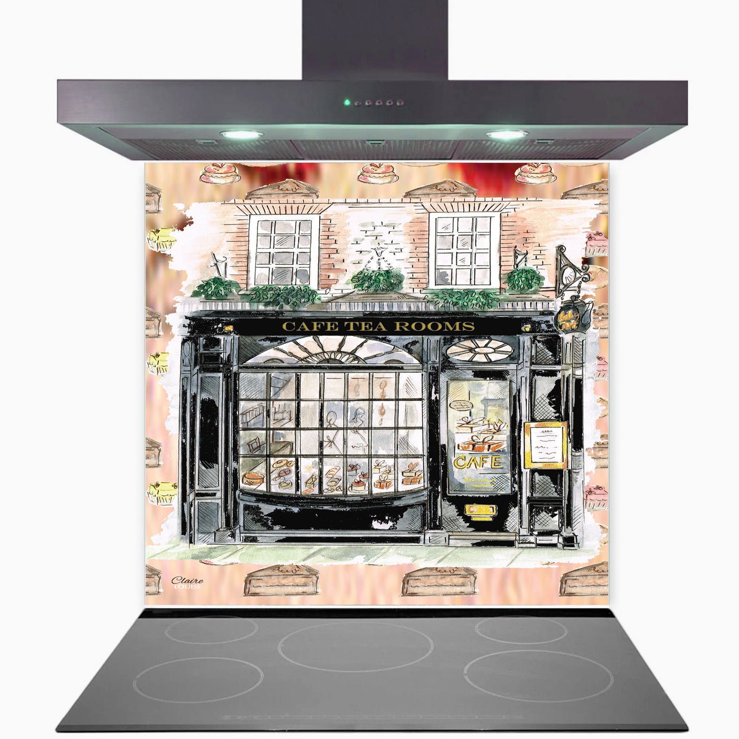 Bettys Kitchen Glass Splashback