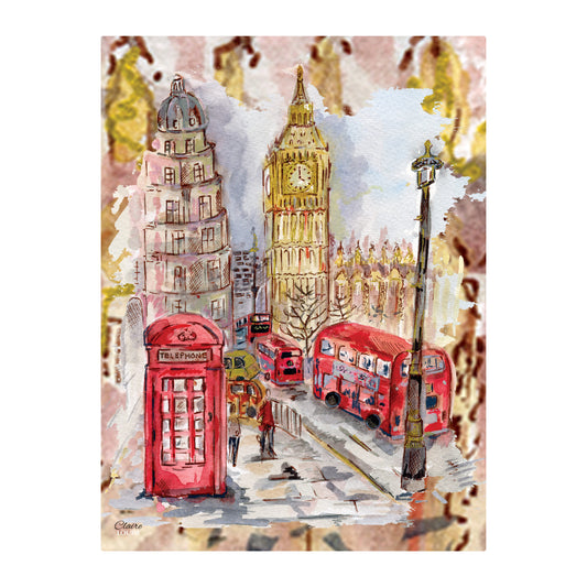 Big Ben Glass Wall Art
