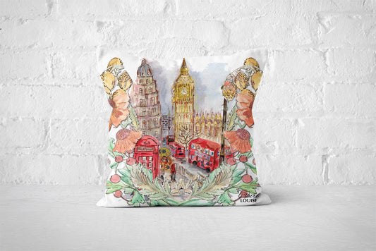 London In Full Bloom Cushion