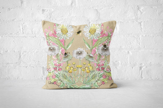 Biscuit Bee Bloom Outdoor Cushion