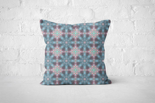 Boho Salvia Blue Cushion