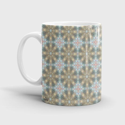 Boho Ivory Buff Ceramic Mug