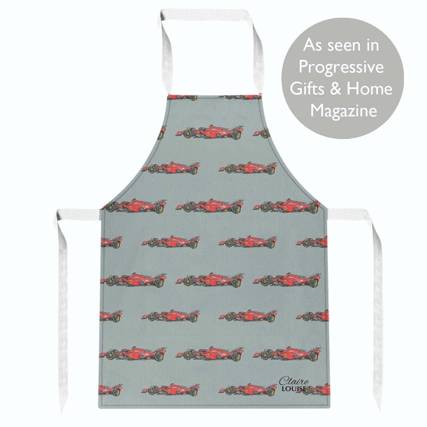Car Racing Kitchen Apron