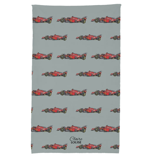 Car Racing Tea Towel