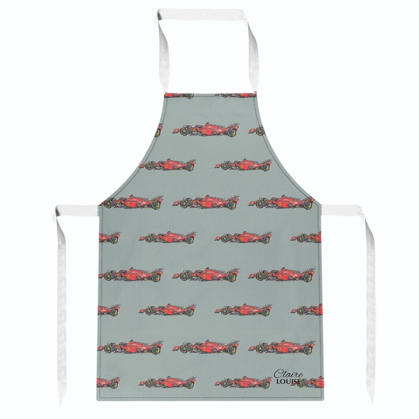 Car Racing Kitchen Apron