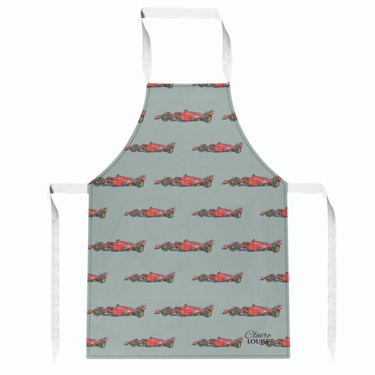Car Racing Kitchen Apron